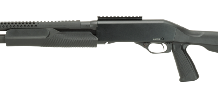 STEVENS 320 SECURITY BEAD SIGHT W/ PISTOL GRIP AND HEAT SHEILD 12GA 18.5" BARREL 5RD BLACK PG STOCK 19496