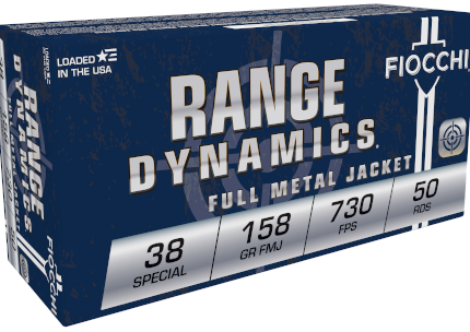 Fiocchi Range Dynamics 38 Special 158GR 50Rd Box 38G